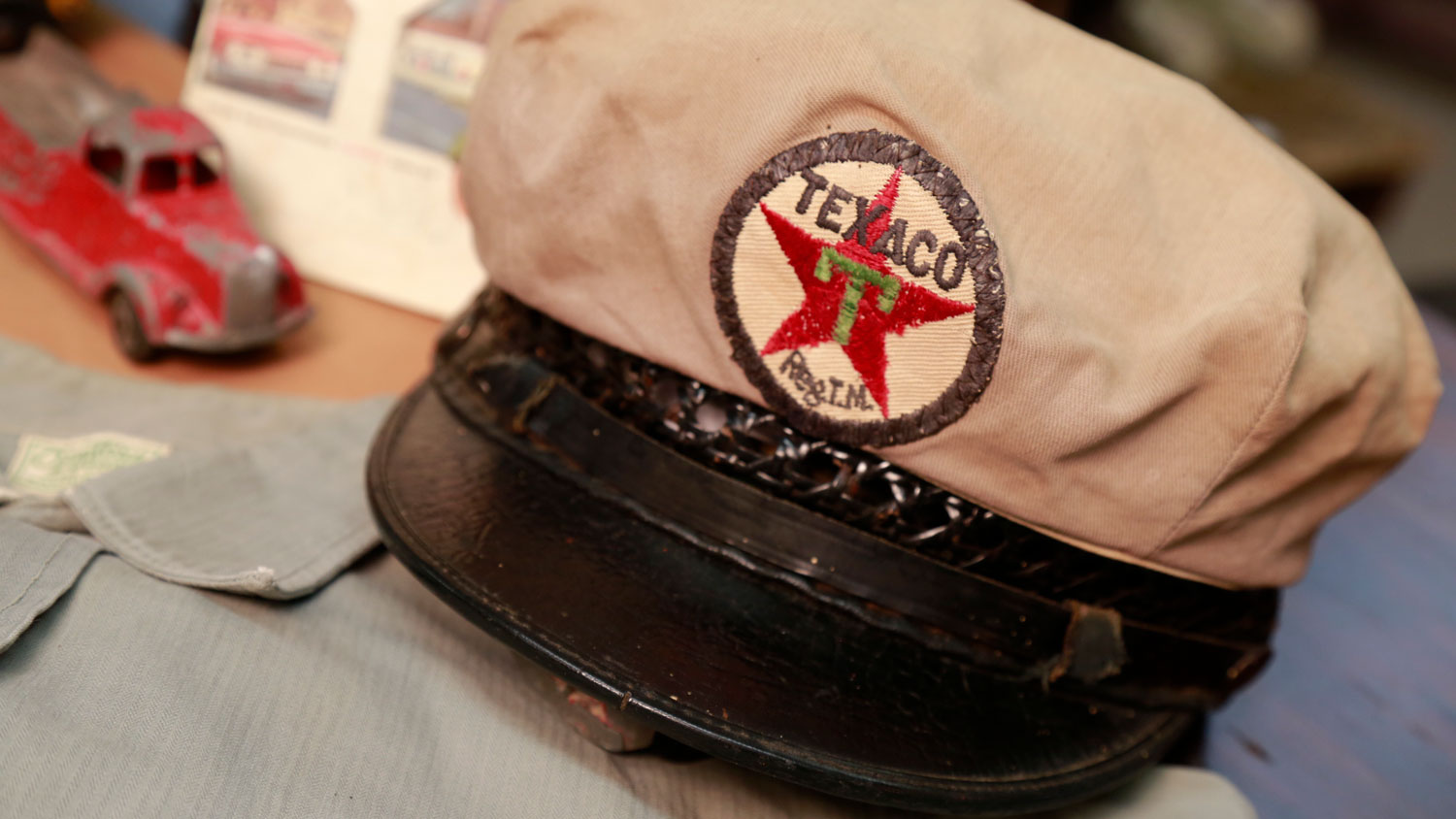  Texaco Service Station Attendant’s cap from late 1930’s 