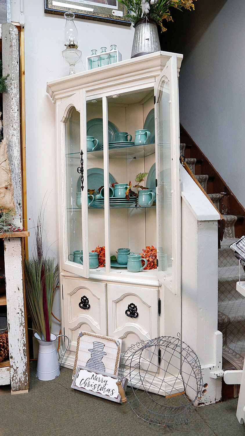 Past and Present Home Gallery White hutch