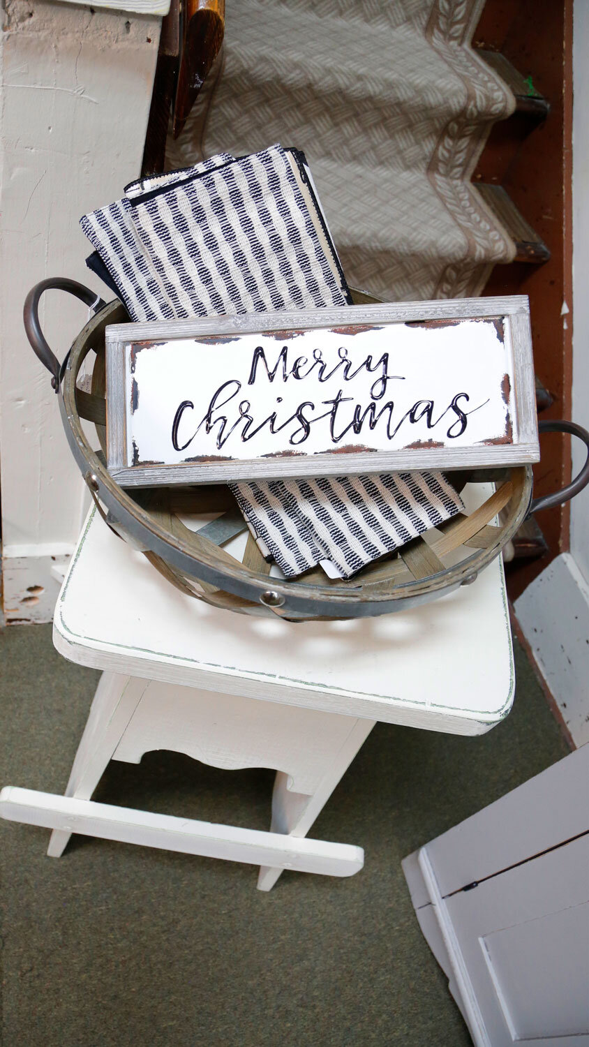 Past and Present Home Gallery Merry Christmas sign