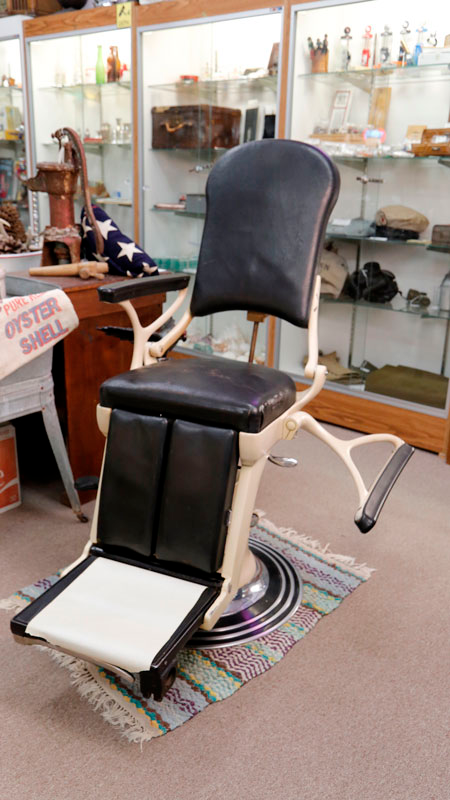 Past and Present Home Gallery Collectible Dental Chair