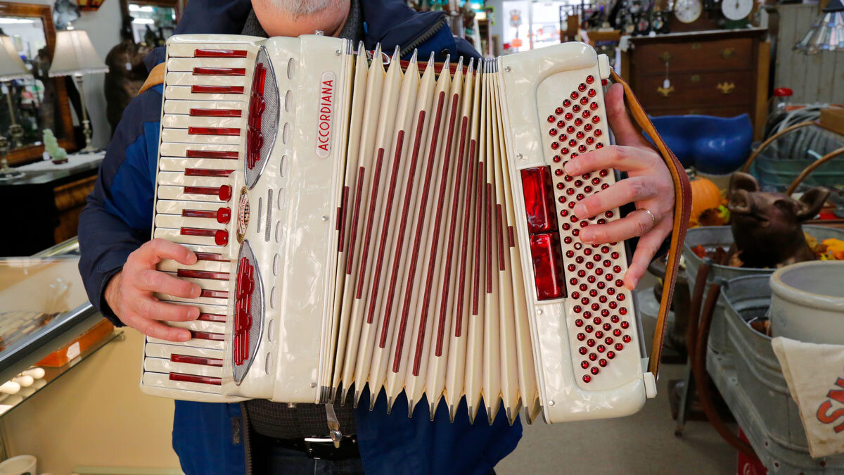 Past and Present Home Gallery Collectible Accordion
