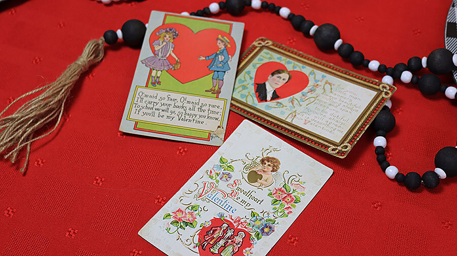 Antique Vintage Designed Valentine's Day Cards