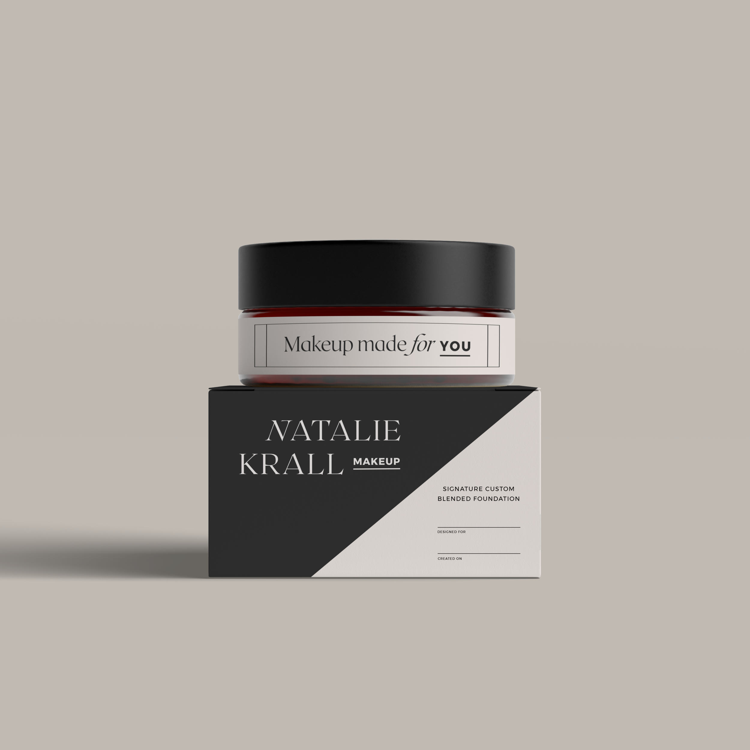 Natalie Krall Makeup Branding, Print