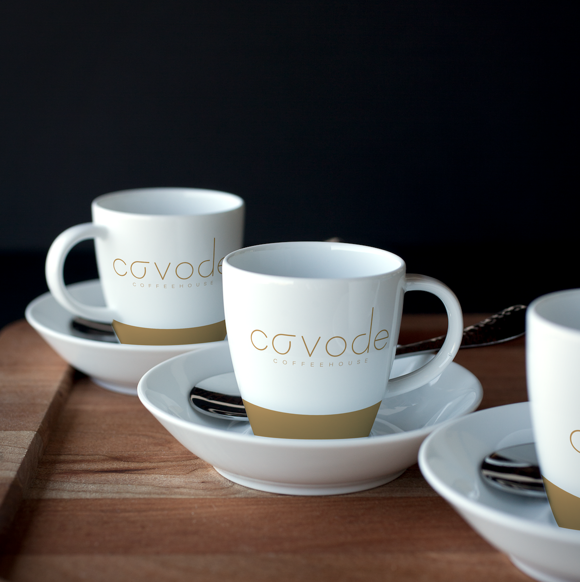 Cavode Coffeehouse Conceptual brand, packaging, print