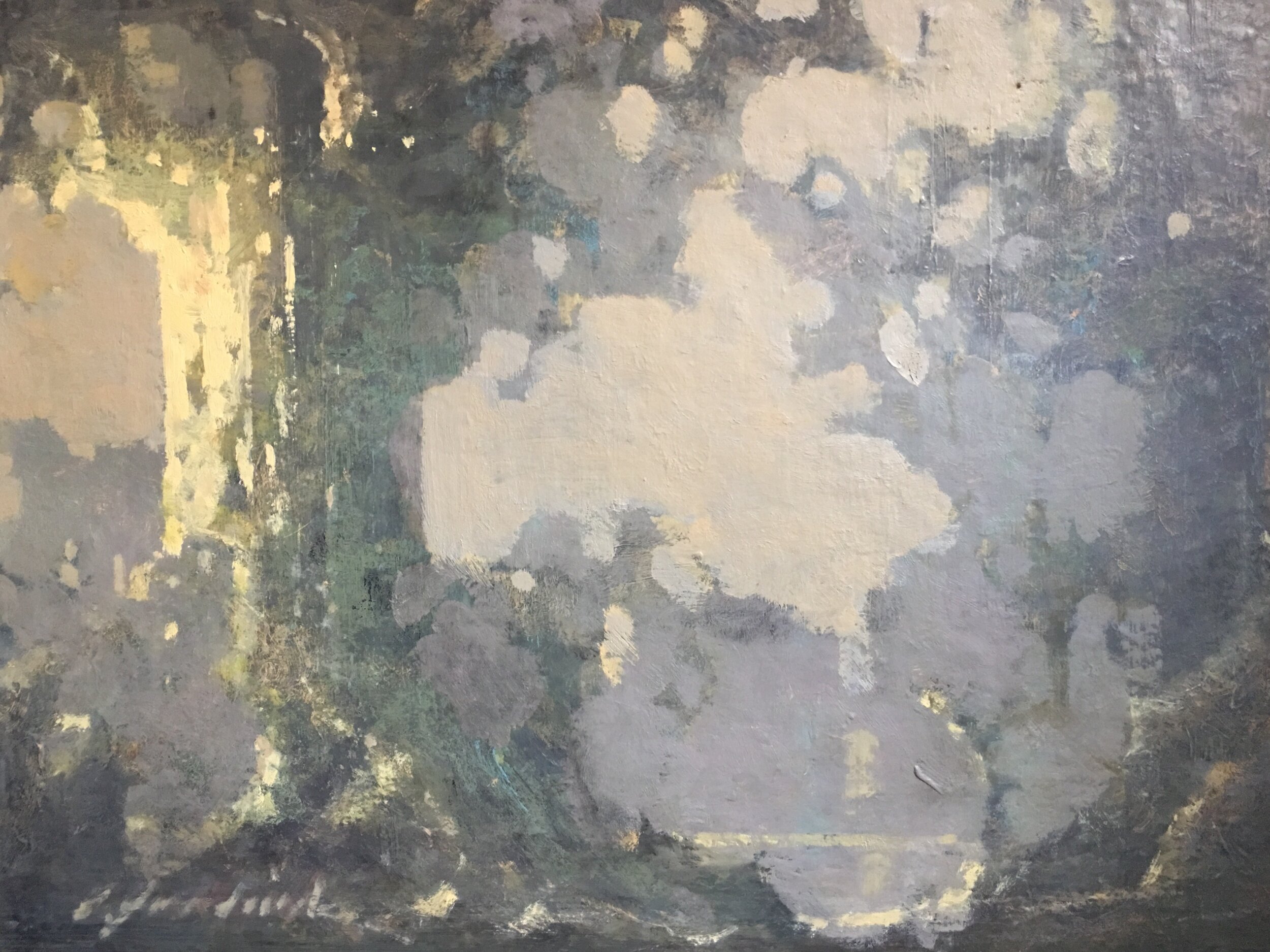 Super Moon Oil on linen 16 x 20 inches Private Collection