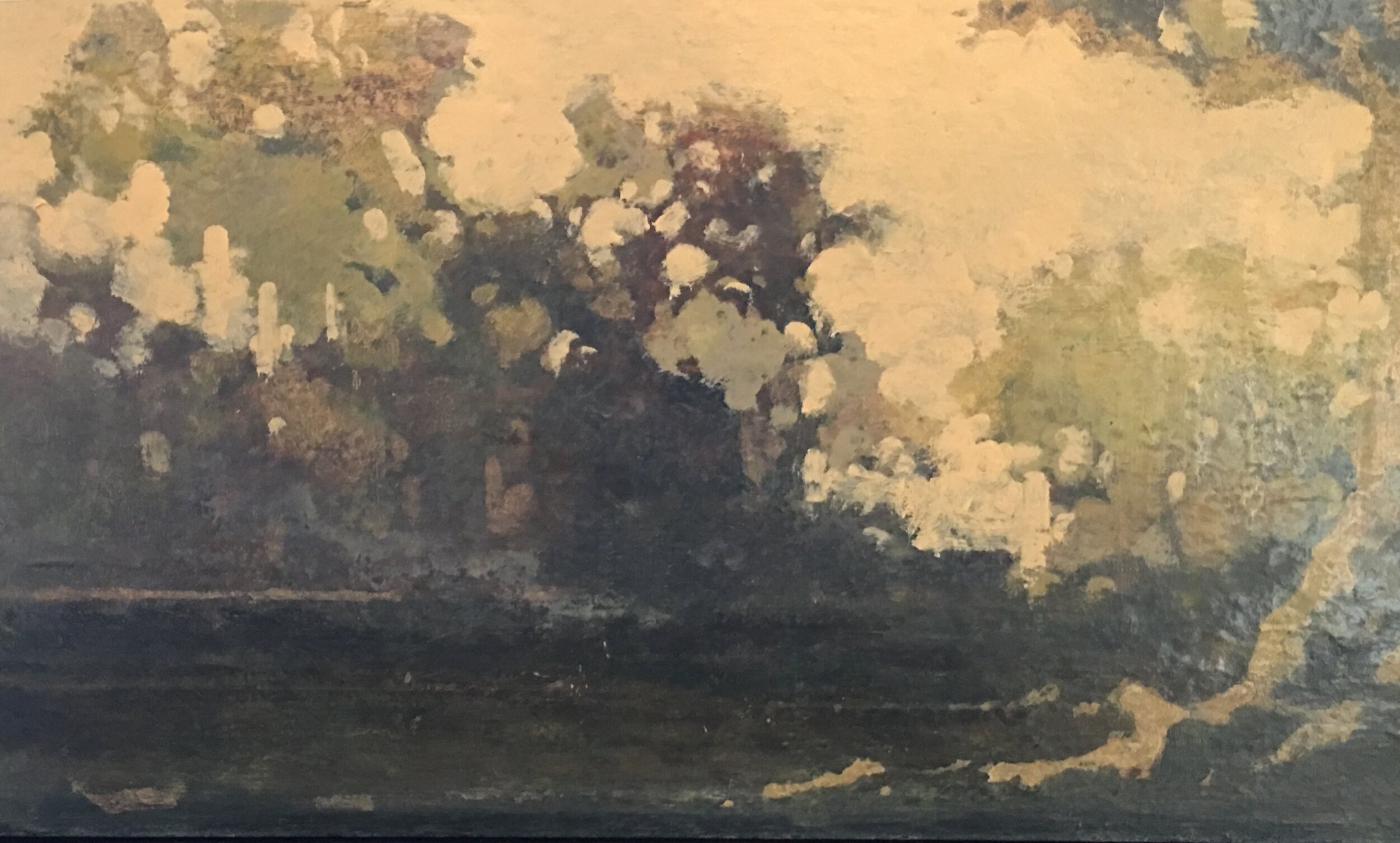 View at Pecan Island Oil on panel 14 x 22 inches Private Collection