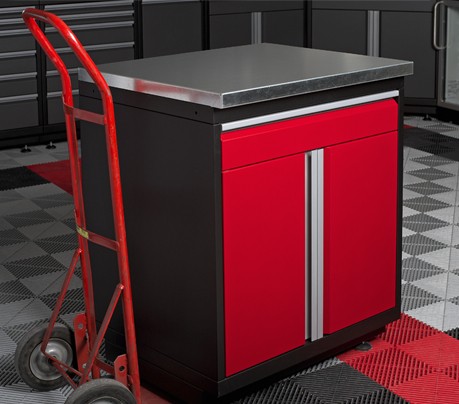 FULLY ENCLOSED METAL CABINETS - That’s no façade—every metal cabinet is a full four-sided box (with a full back), providing greater durability and protection of contents, plus easier disassembly when moving. Mounting slots across the back make for easy installation.