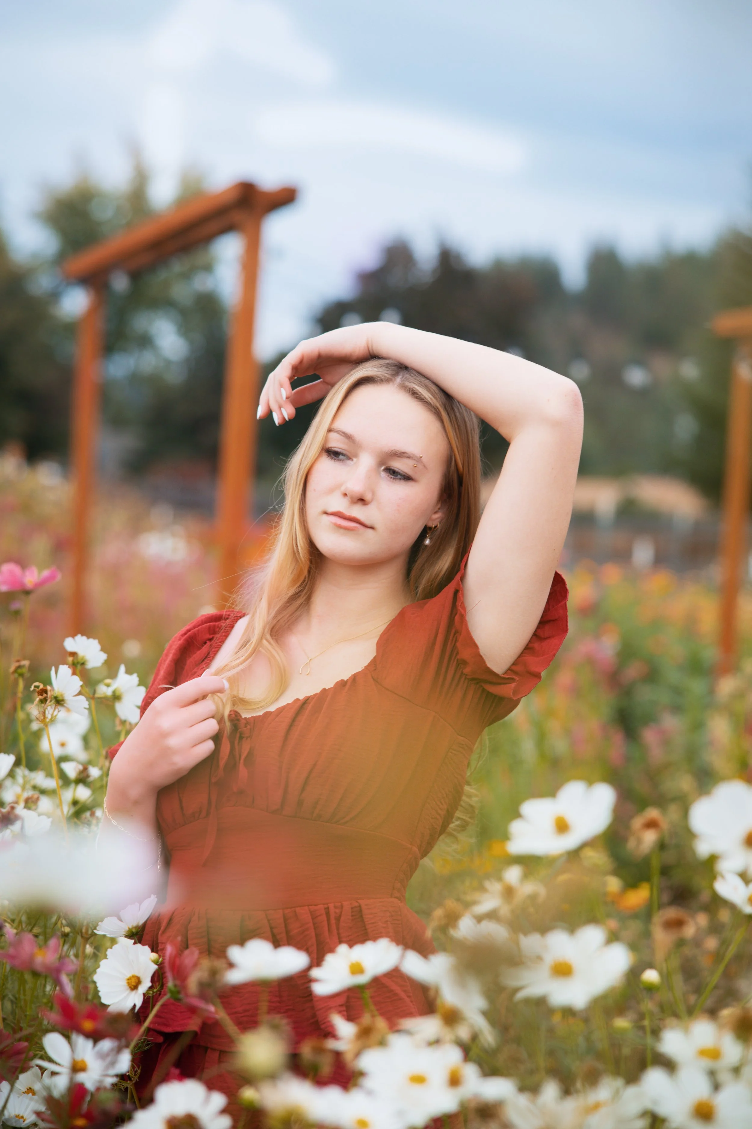 senior photos Coeur d’Alene outdoor portrait