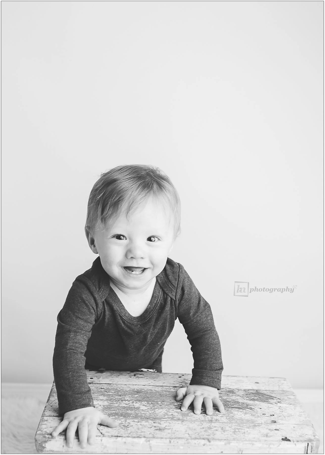 baby cruising milestone portrait session in Athol idaho