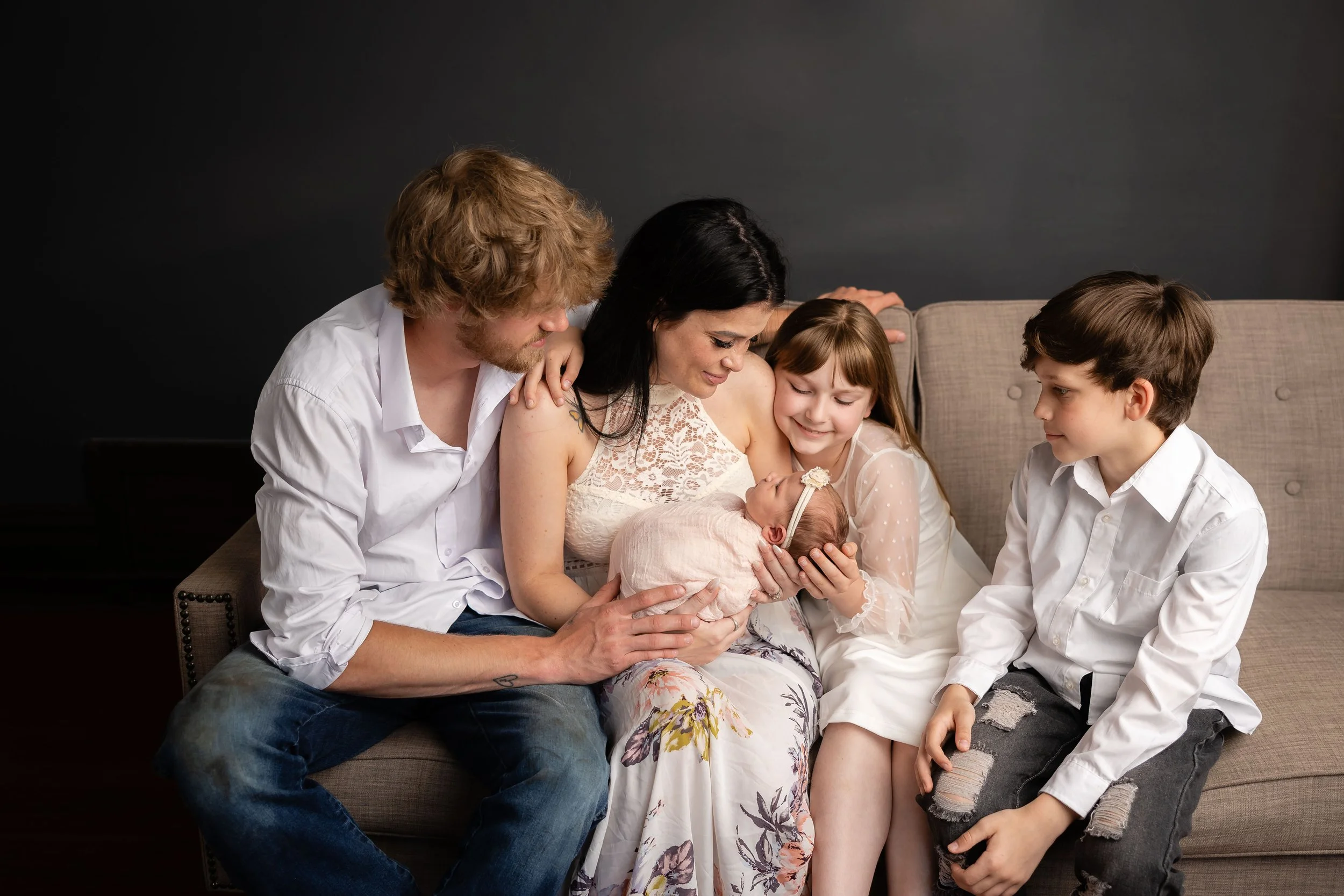 newborn photography North Idaho studio session