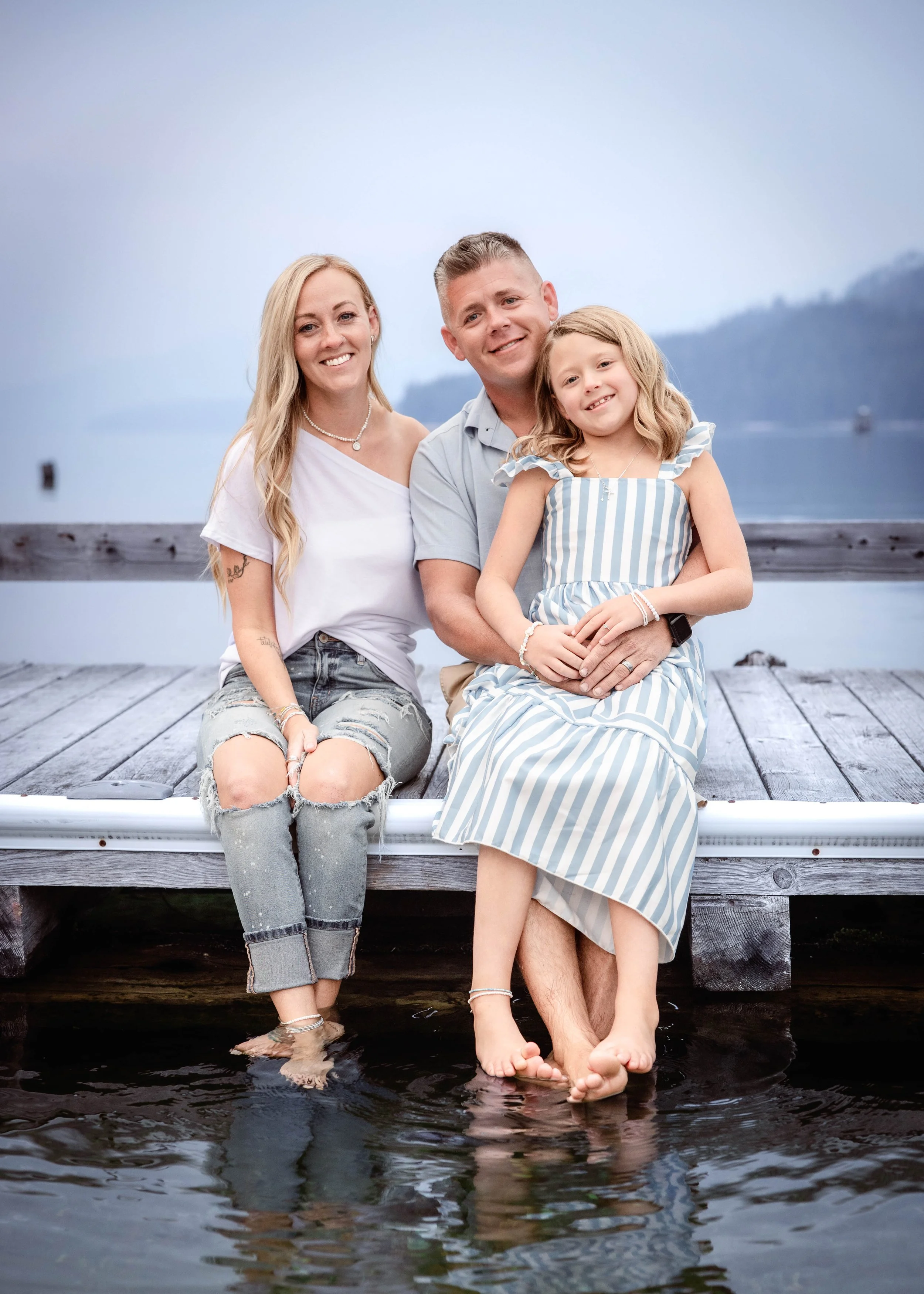 Relaxed family photo session near Coeur d'Alene