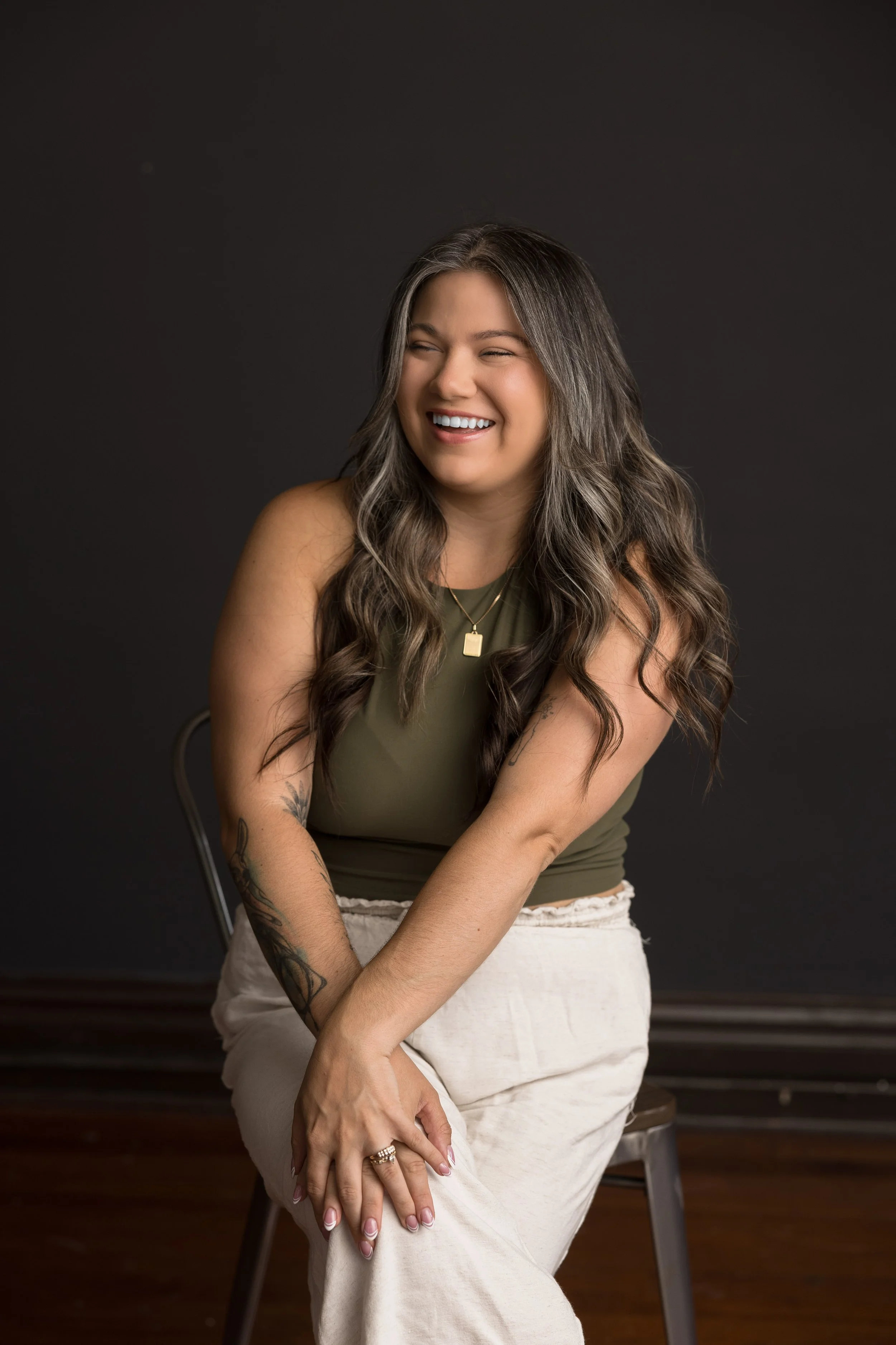 Personal branding session in studio in coeur d'Alene, Idaho