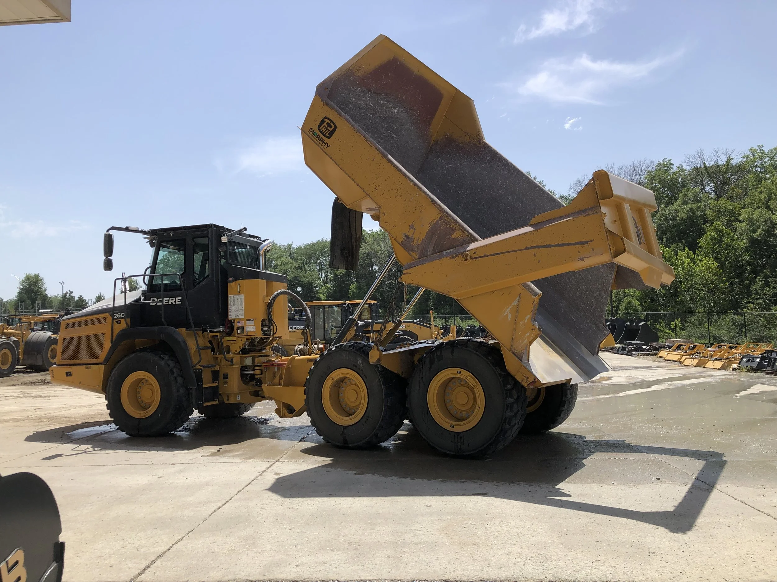 Philippi-Hagenbuch Custom Engineers Asymmetrical Hard Rock Body for Underground Hauling Environments