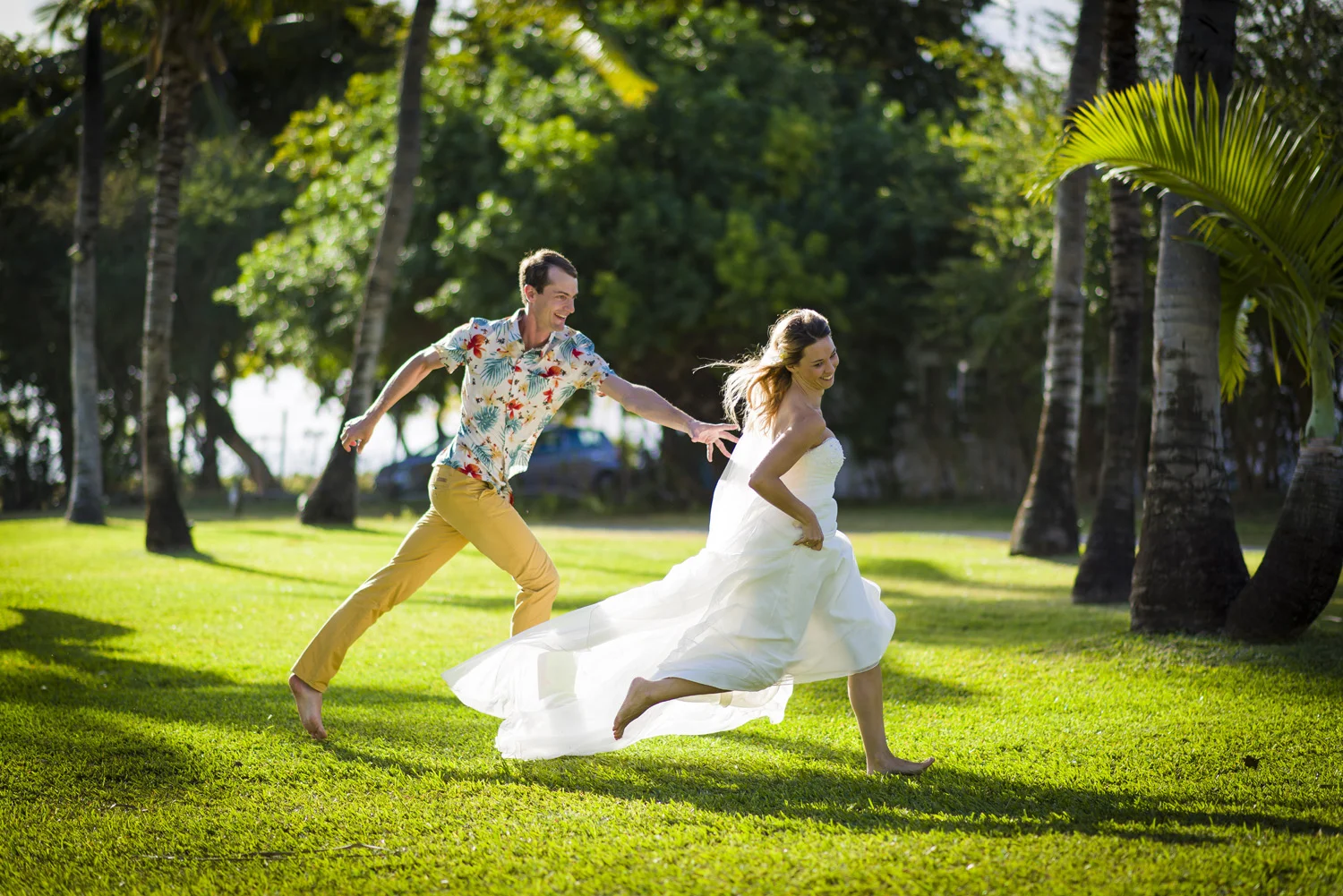 Sabrina and Wolfgang at La Pirogue Resorts - Mauritius