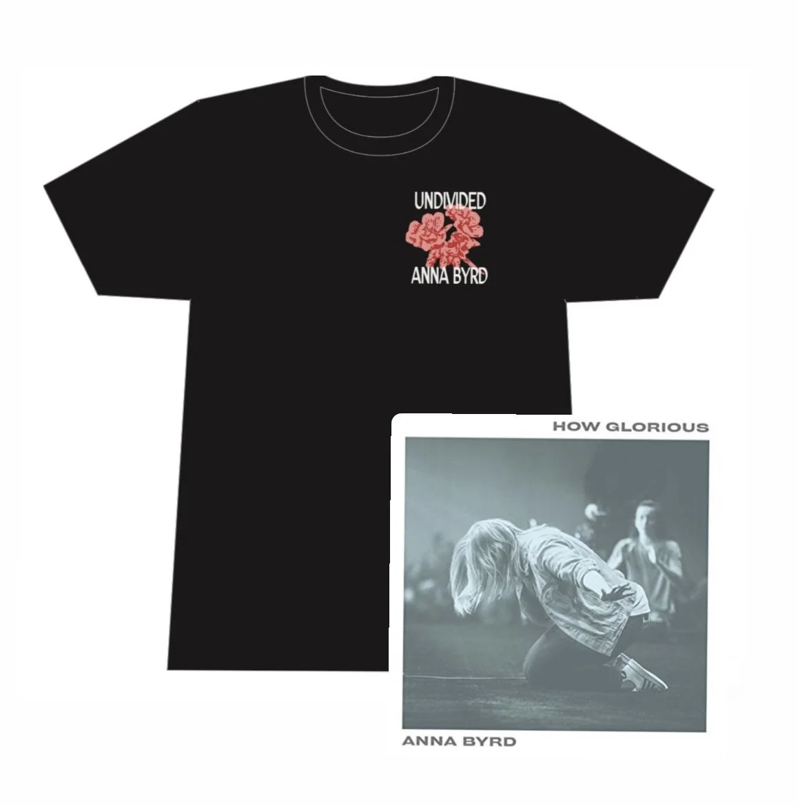 Undivided Tee / How Glorious CD Bundle