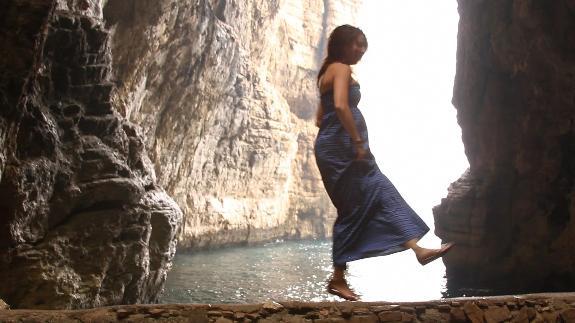 Mickela Mallozzi dancing in Grotta del Turco - photo by Bridget Palardy.jpg