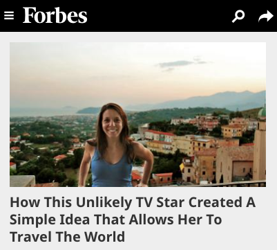 Mickela Is Featured in Forbes
