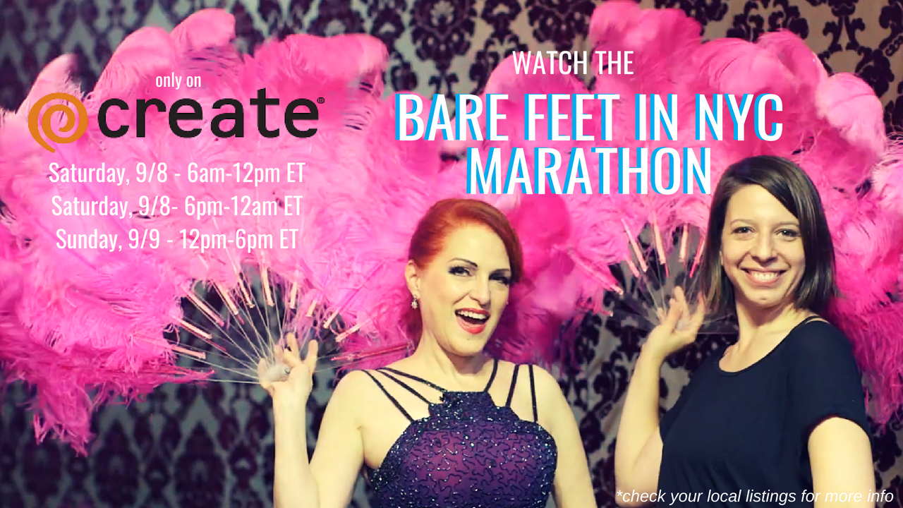 Bare Feet in NYC Marathon on Create TV