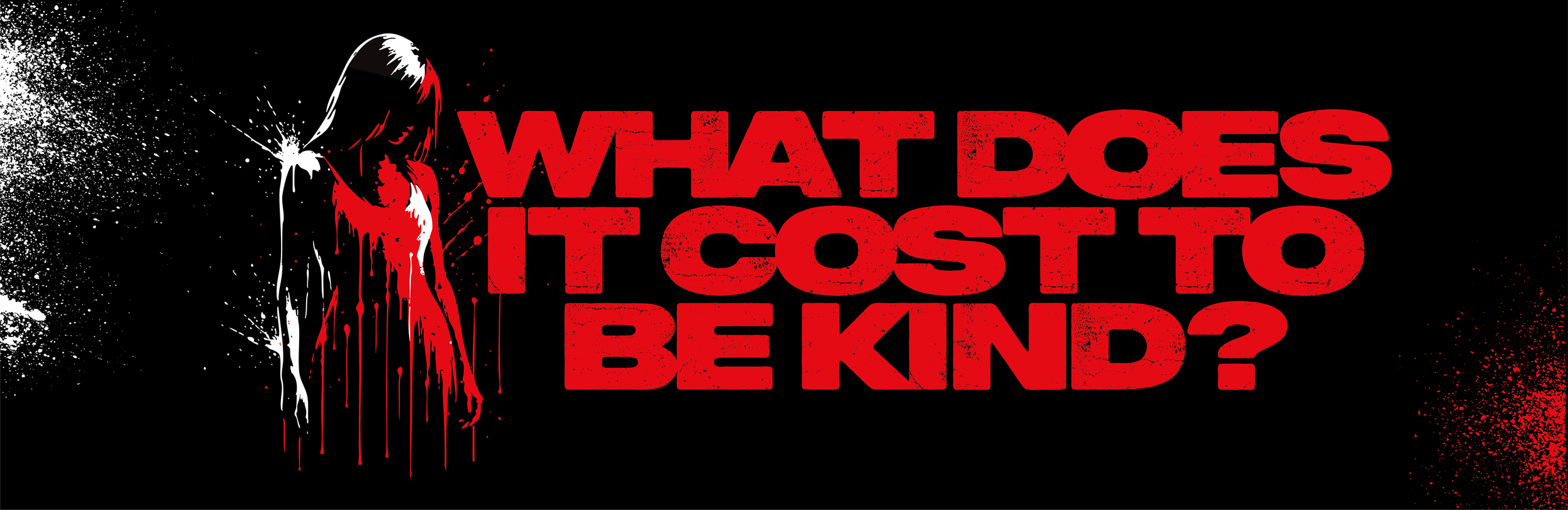 Theatre marketing campaign artwork for Carrie The Musical designed by Creativesphere, featuring bold red typography and dramatic graphic imagery promoting the stage production.