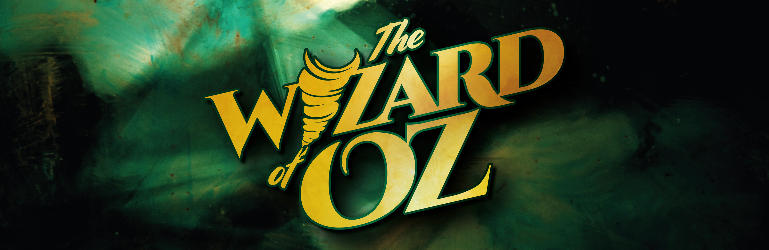 Original logo design for The Wizard of Oz created by Creativesphere theatre branding studio