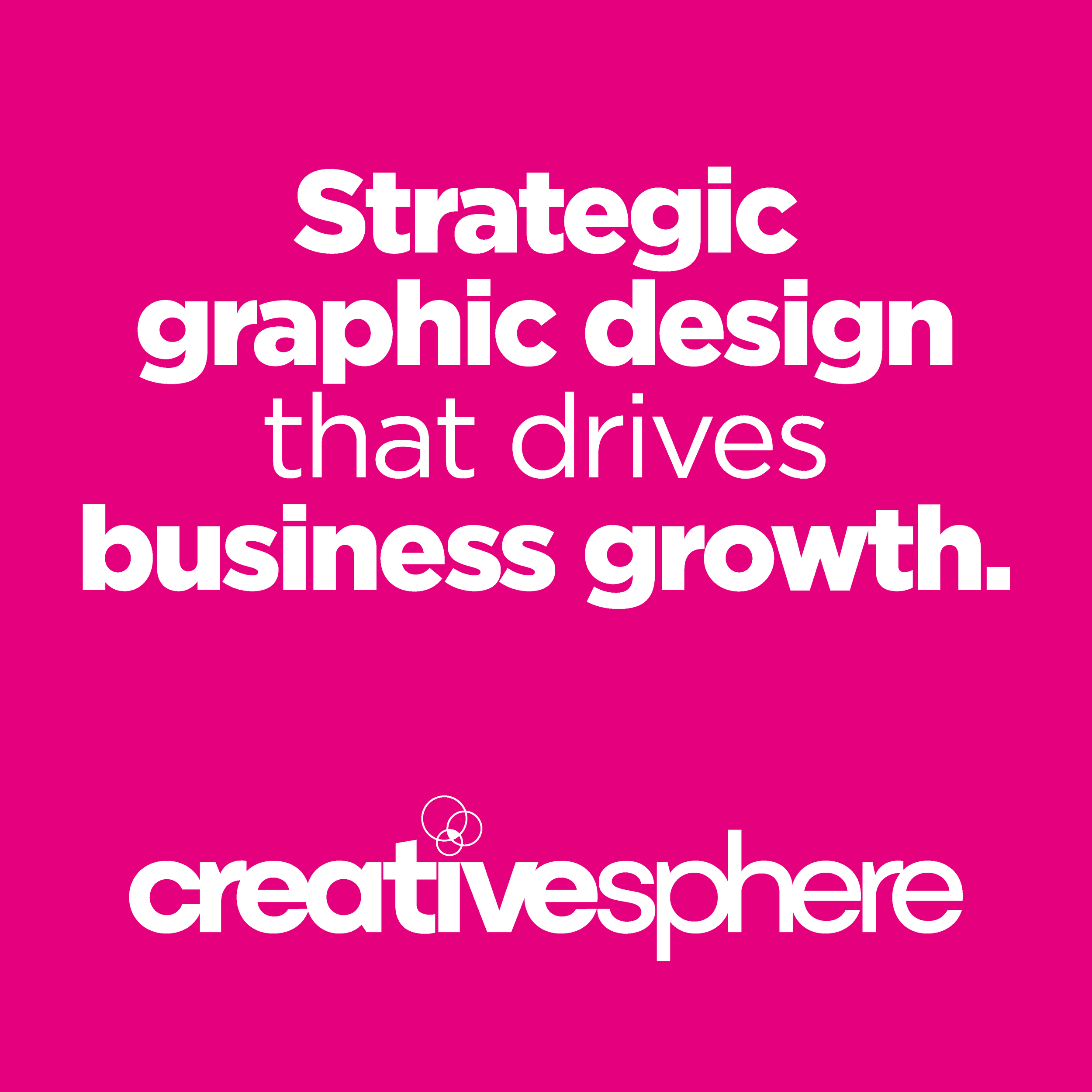 Strategic graphic design supporting branding, logo design, packaging design, and marketing materials created by Creativesphere.