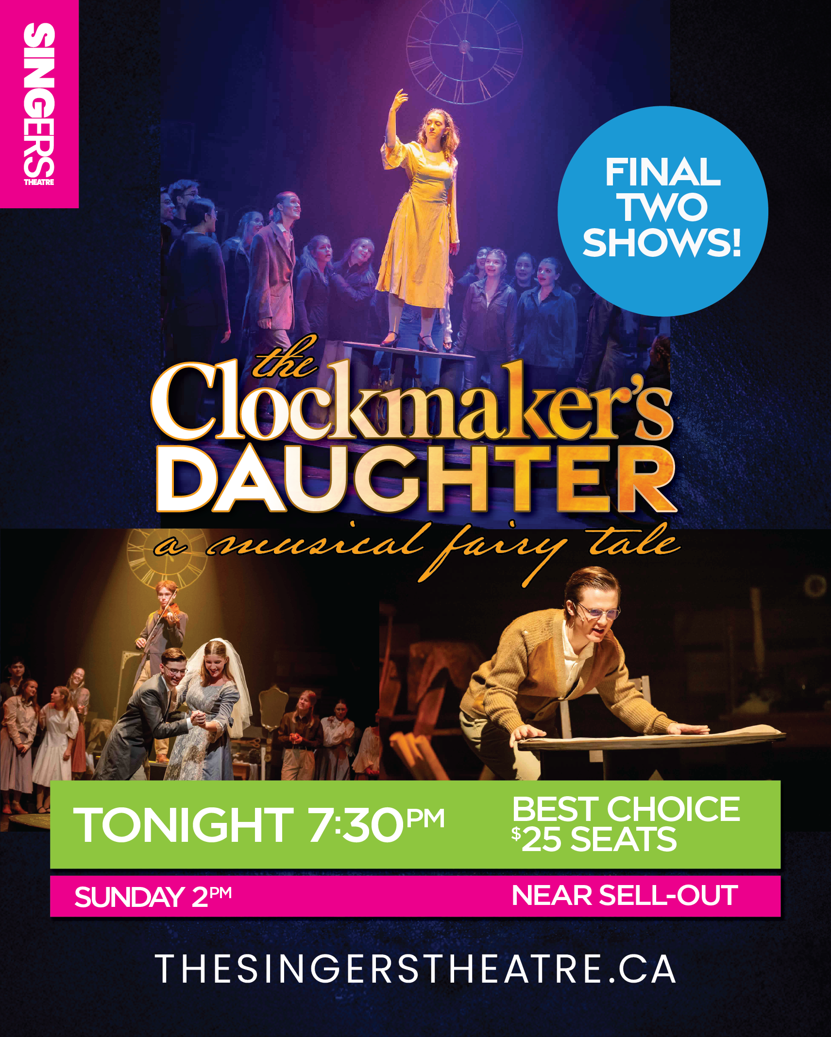 The Clockmaker’s Daughter Graphic Design and Marketing