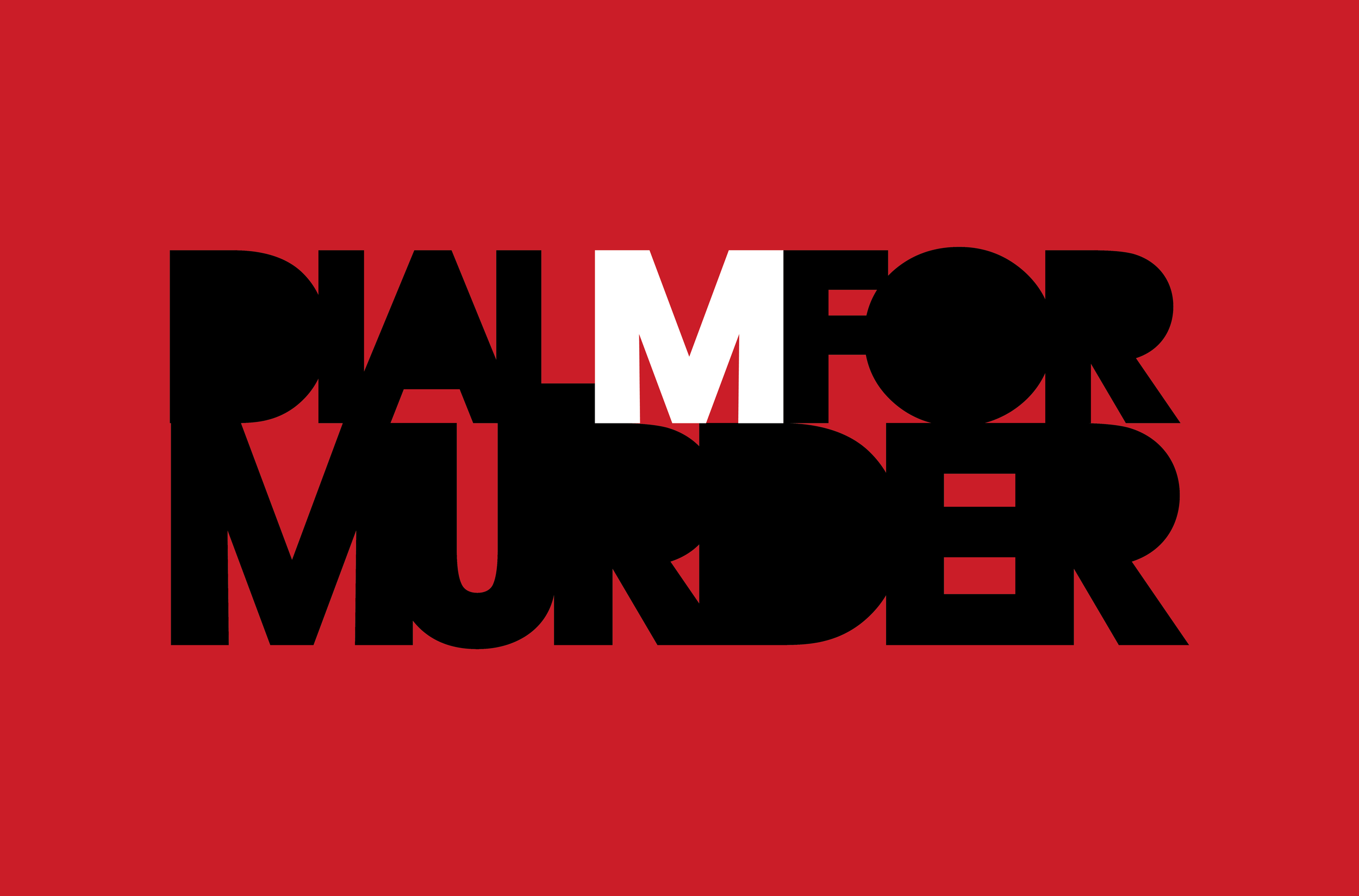 Key art for Dial M for Murder stage production combining classic thriller tone with modern graphic execution