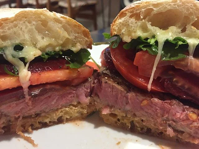 Steak sandwich kinda night 🥩