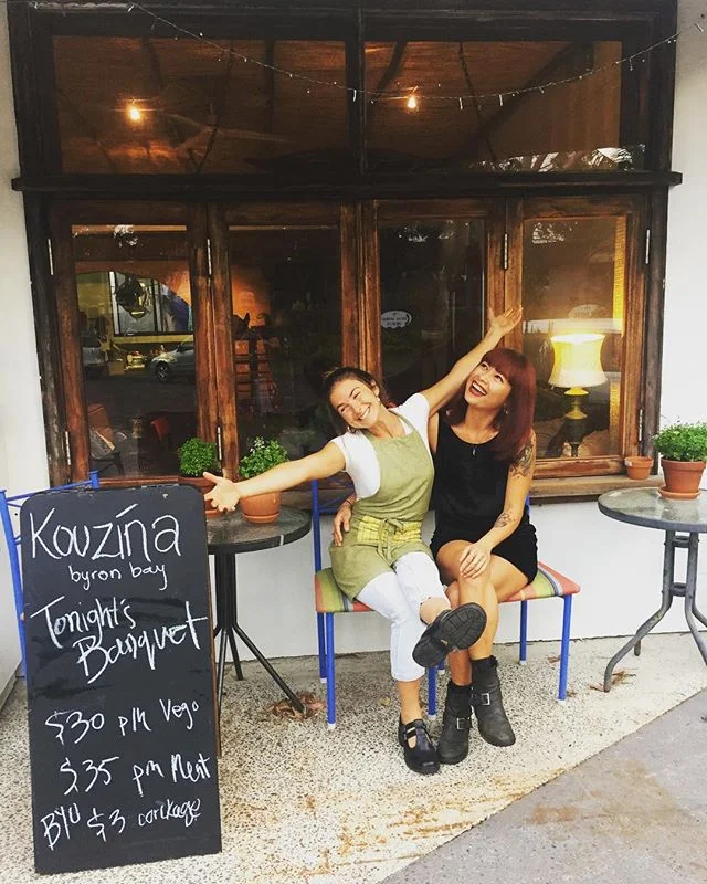 Where to go for dinner? Lucky @kouzina_byronbay is now opened! Come have a bite of homemade Greek deliciousness! #cookingwithlove #soproudofthisgirl #byronbay