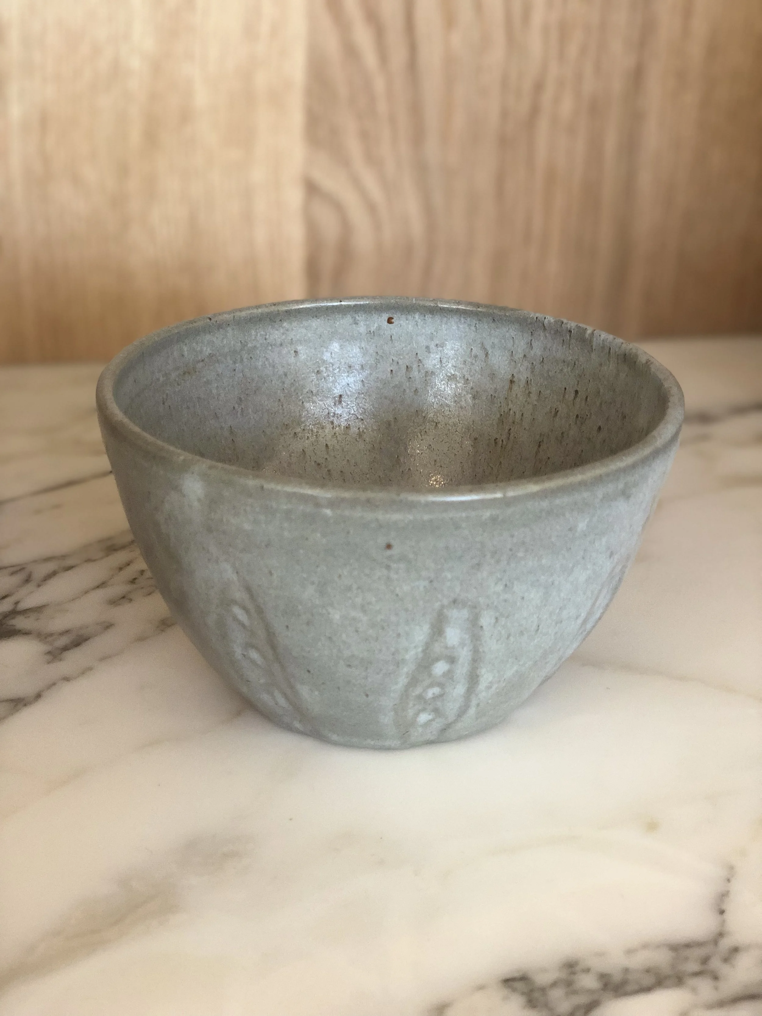 Soft Light Blue Pottery Bowl
