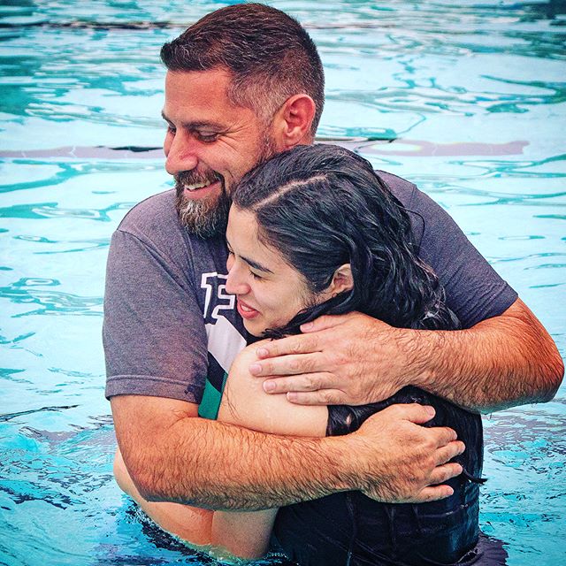 Thankful to be able to Baptize these incredible young ladies. New life!