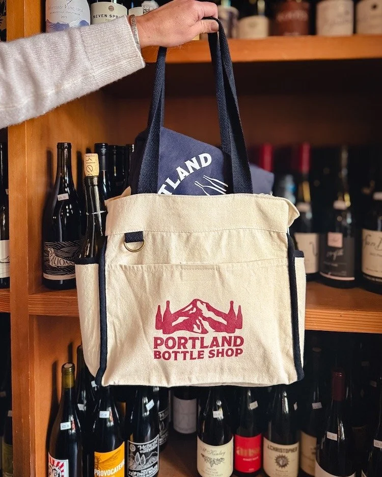 NEW MERCH DROP &ndash; Your new go-to tote has arrived!

Our Portland Bottle Shop canvas bags are sturdy, stylish, and ready for any adventure. With side pockets for wine and a roomy interior, they&rsquo;re perfect for tastings, picnics, or weekend s