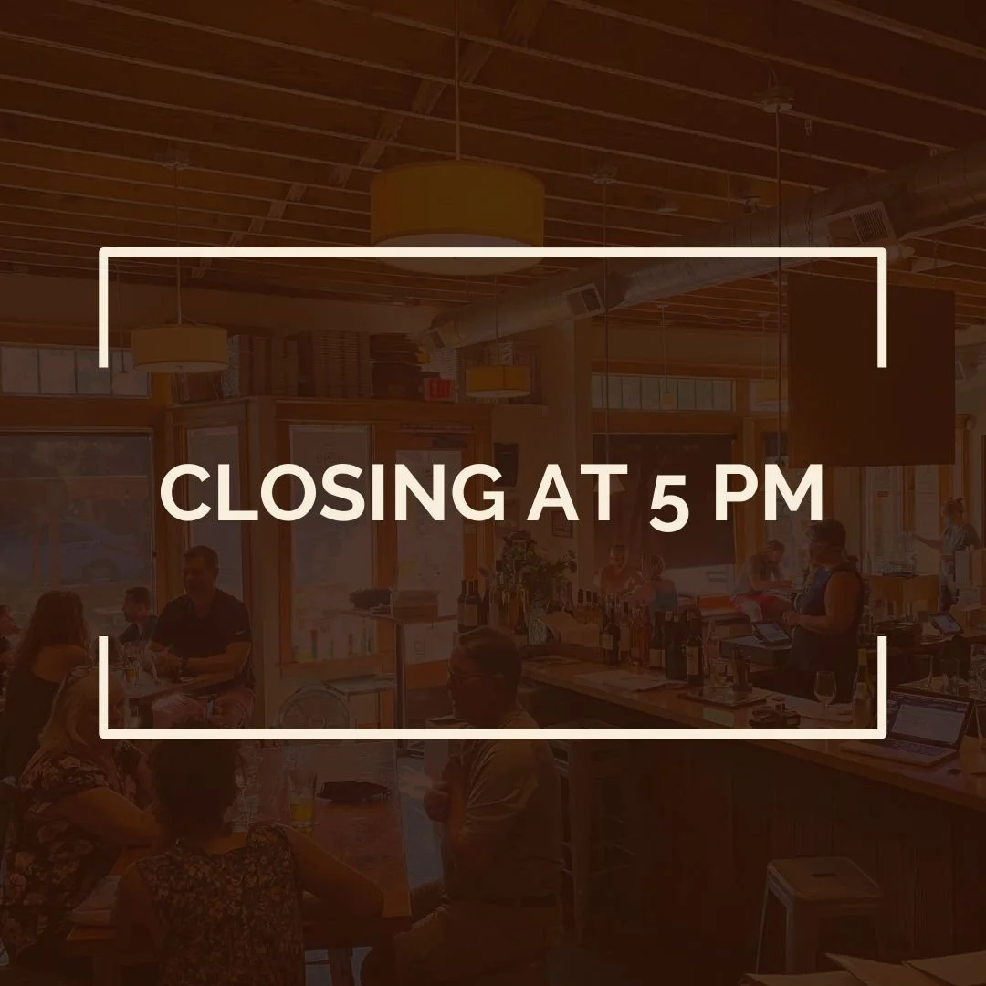 Closing at 5 PM