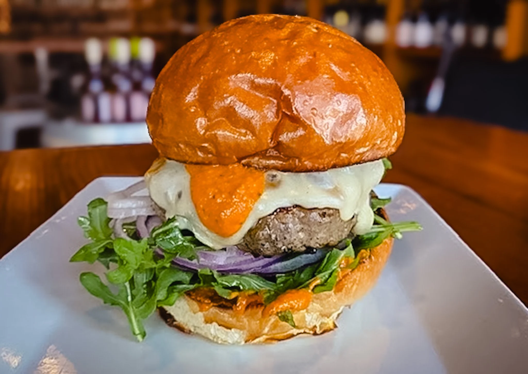 This week&rsquo;s special: The Lamb Burger 🍔

Juicy lamb, house romesco, red onion, arugula, and white cheddar cheese on a brioche bun. Rich, savory, and exactly what you want with a glass of red or a cold beer.

Current Soups:
Ham and Bean (last da