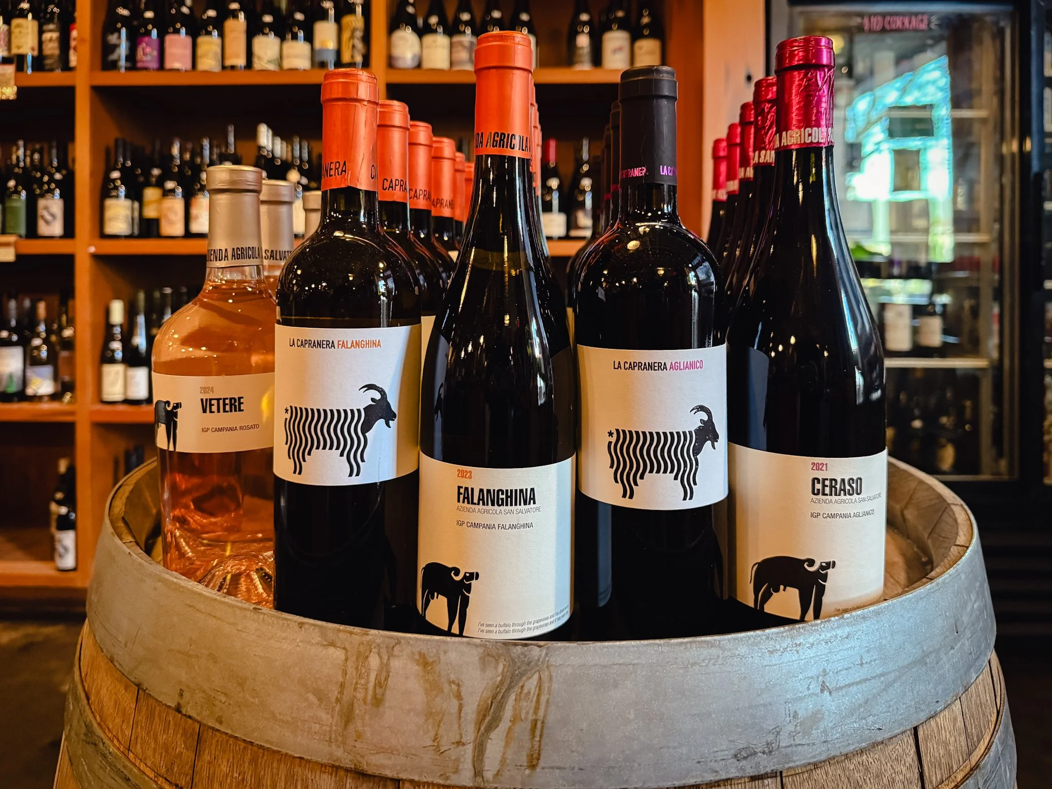 Join us tonight for an Italian Friday Night Tasting!

We will be tasting San Salvatore wines from Campania, Italy, poured by the winemaker, Elena Spadoni, herself.

Stop by, have a glass, and ease into the weekend.
