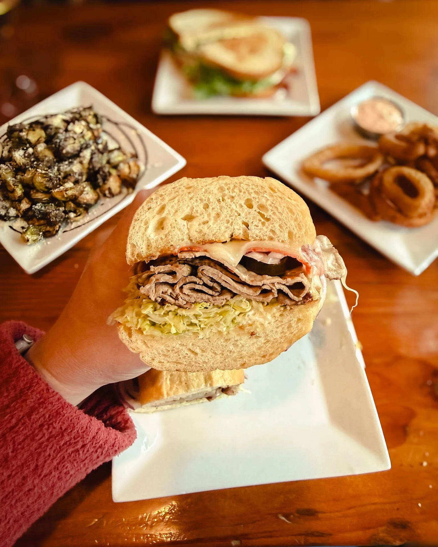 The Brooklyn is still on special, in case you&rsquo;ve been thinking about it.

House roast beef, capicola, provolone, cherry peppers, lettuce, and mayo on a soft roll.
If you know, you know.

Plus Current Soups:
Clam Chowder
Curry Vegetable (gf, df 