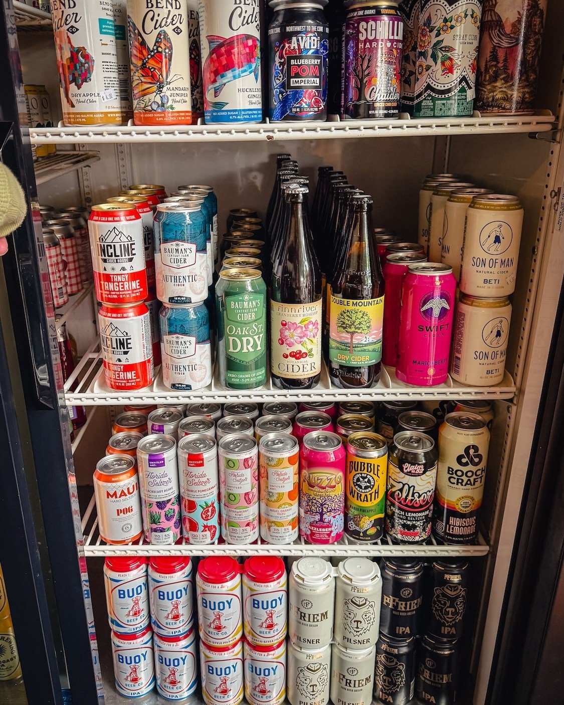 Need a quick 6-pack? Looking for ciders or seltzers? Check out our front cooler for alcoholic and non-alcoholic options. There's always something good in there.