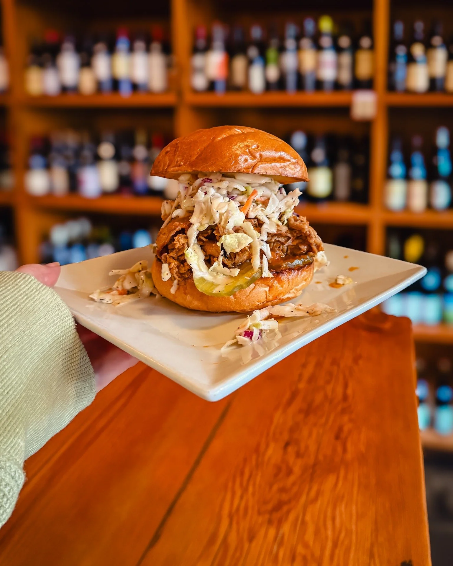 It's the last day for the BBQ Beef Sandwich special. It features roast beef, house BBQ sauce, coleslaw, red onions, and pickles on a brioche bun. 

Add on a cup of today's soups:
Roasted Tomato with Basil Oil (GF &amp; V)
Curry Vegetable (GF, DF &amp