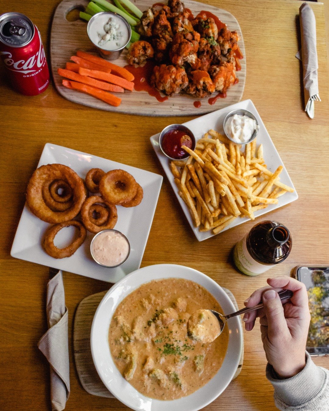 Soup weather, but make it sunny. ☀️

Today's soups:
Cheddar Broccoli
Minestrone (gf, v)

Heads up: today is the last day for the Chicken Parmesan sandwich. If it's been on your list, now's the time.

Grab a bowl, grab a beer, and soak up the sunshine