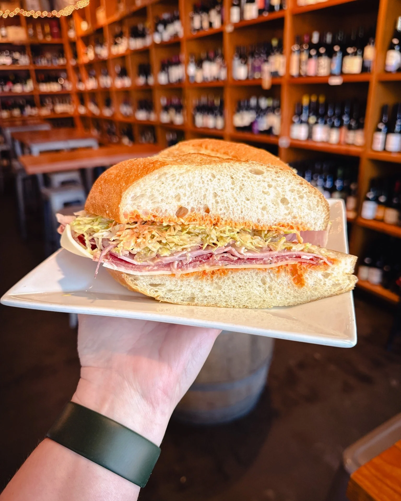 The Italian Cold Cut 🥪

Smoked ham, coppa, Italian salami, provolone, lettuce, red onion, pepper spread, and oil &amp; vinegar.

Stacked high and built the classic way, with a little kick from the pepper spread. 
Get it on our regular bread or on gf