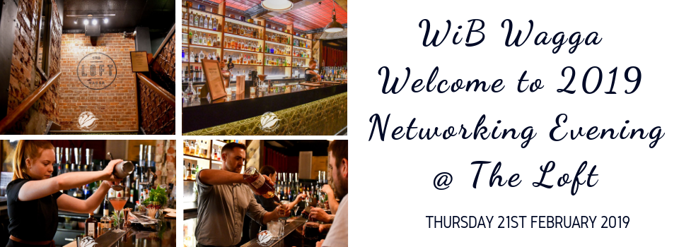 WiB Welcome to 2019 Networking Evening @ The Loft
