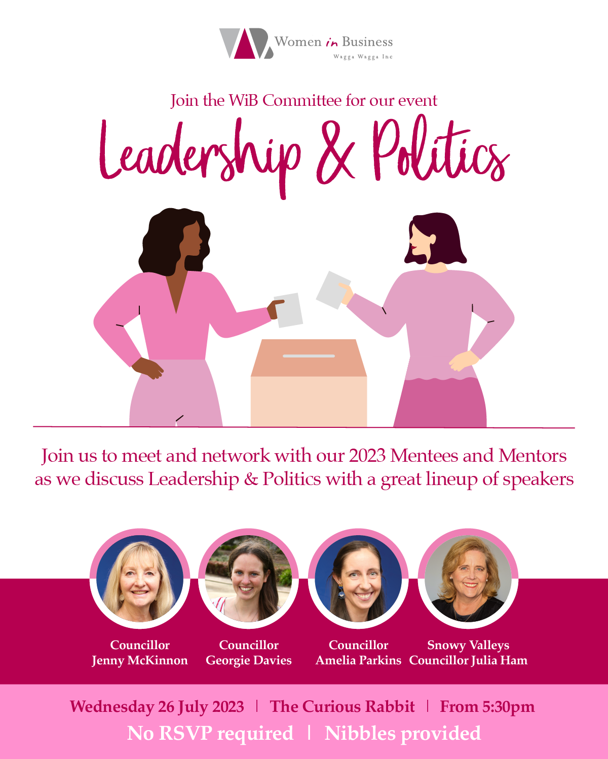 Leadership &amp; Politics Speaker Event