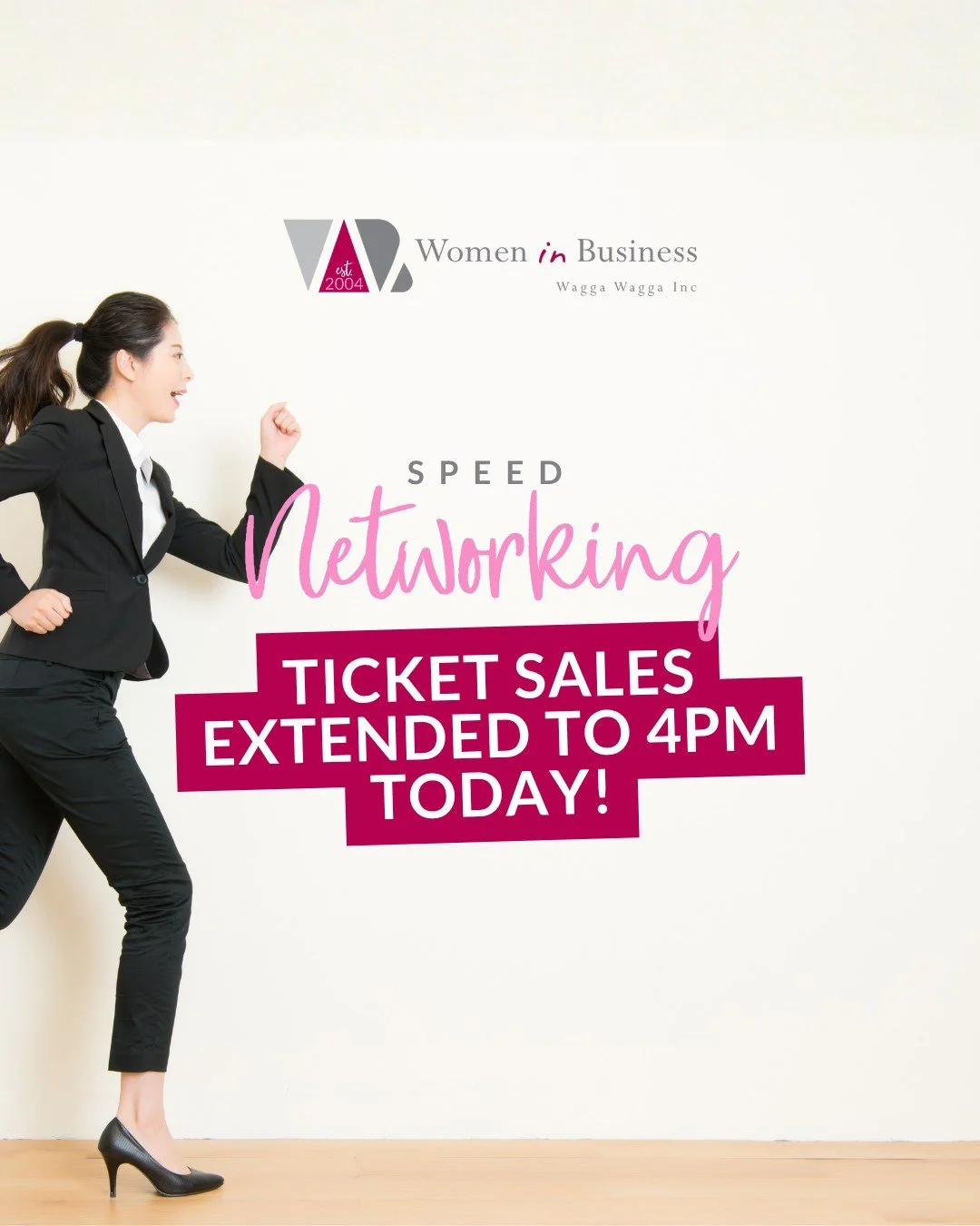 Stop overthinking and start connecting! 🥂 By popular demand, our Speed Networking is back TONIGHT at the Riverine Club. We&rsquo;ve extended ticket sales until 4.00pm today...this is your final sign to join us!

Skip the awkward small talk and get s