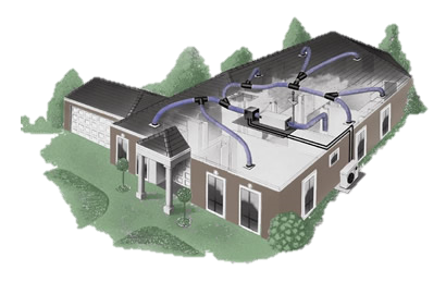Overhead Ducted Gas Heating — Central Air Victoria