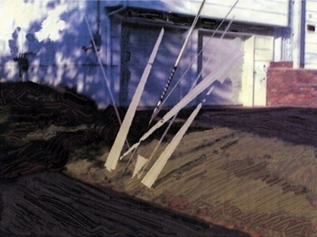 Split-level circa 2002, Inkjet print on paper, unique 8 x 10 in. (20.32 x 25.4 cm)