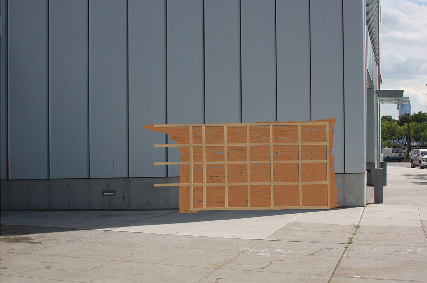 The Whitney Museum of American Art (Wide) 2019 38” x 57” in (96.52 x 144.78 cm) Pigment inkjet on canvas, unique