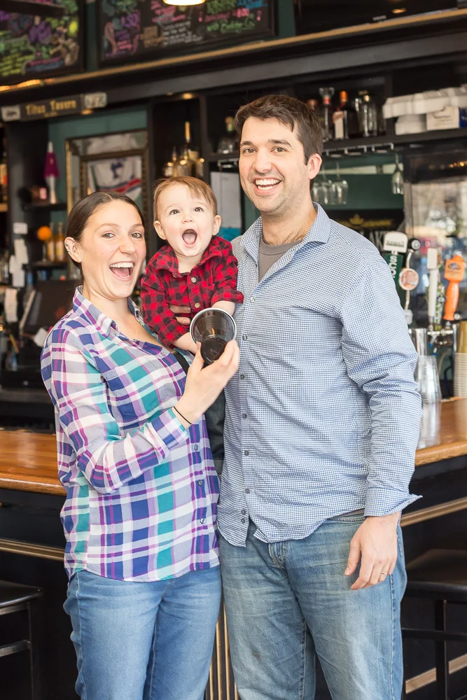 Fun family photo at Titus Tavern | Irondequoit, NY