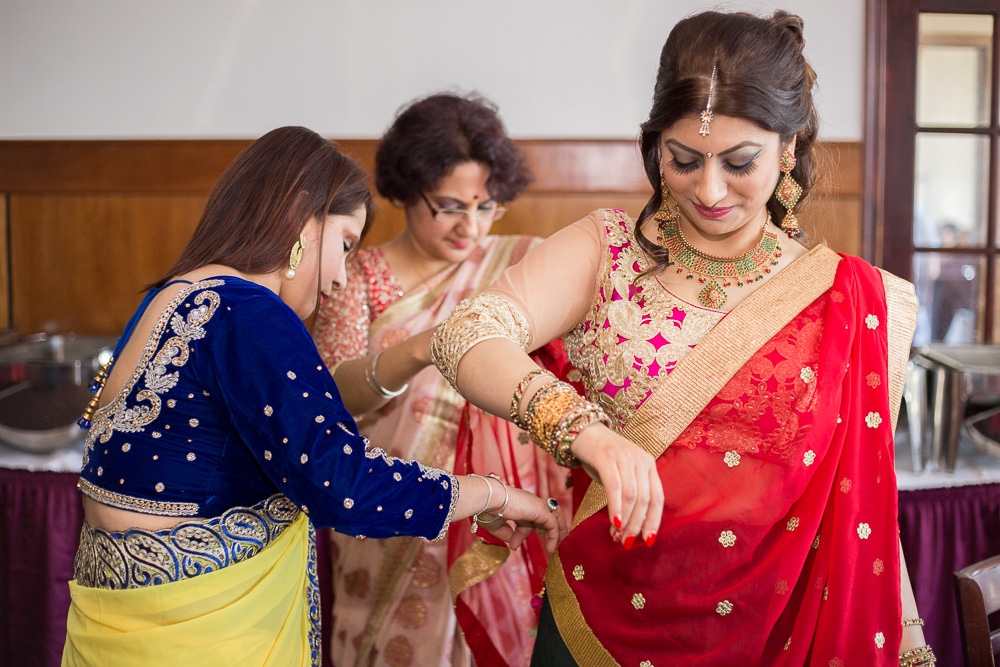 Getting ready before the Sagai | Chantilly Engagement Photography