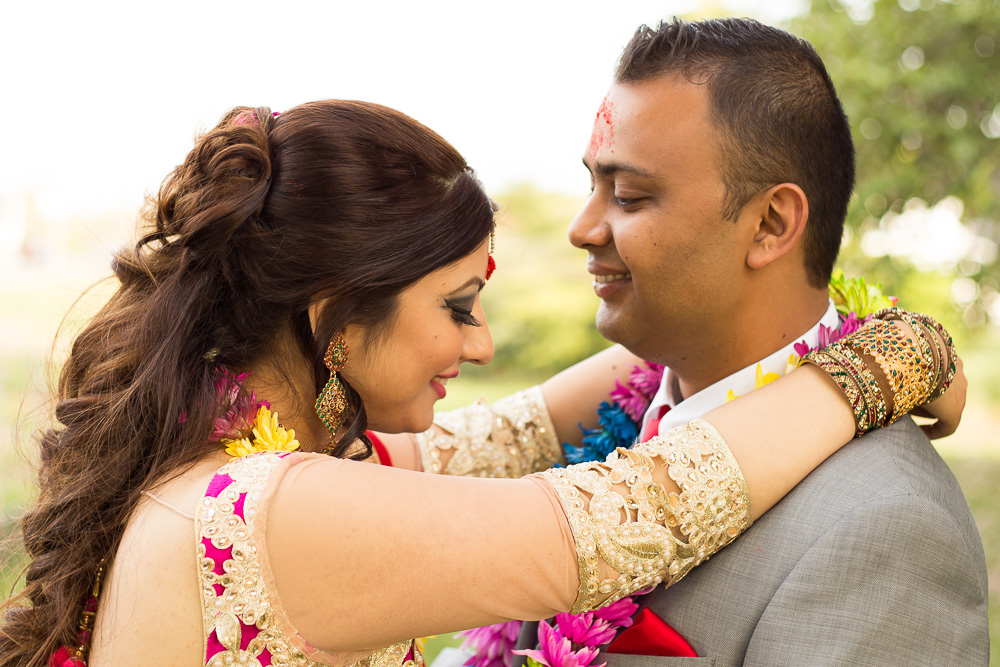 Hindu bride and groom | Indian wedding photography | Chantilly, VA