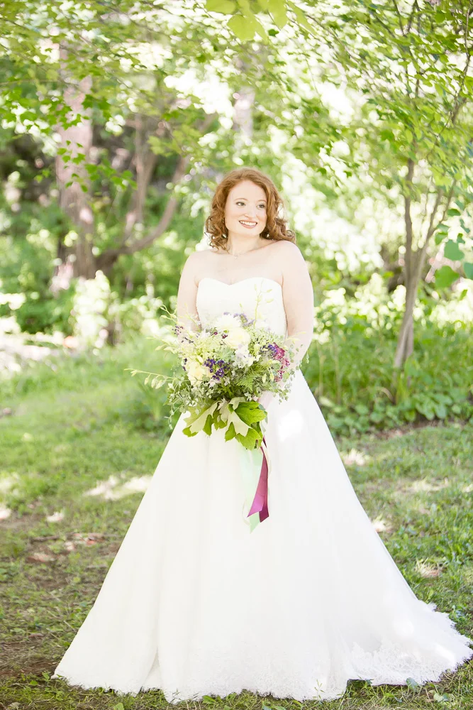 Stunning redhead bride on her wedding day at Airlie in Warrenton, VA | Megan Rei Photography | Virginia Wedding Photographer